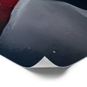 Santa Claus nieuwe helper | AI Art Poster (Hoek)