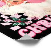 Santa Claus Nk Sungles Blowing Bubble Gum Christma Poster (Hoek)