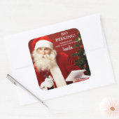 Santa Claus No Peking Gift Stickers (Envelop)