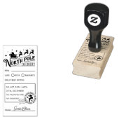  Santa Claus Noordpool Speciale levering Rubberstempel (Gestempeld)