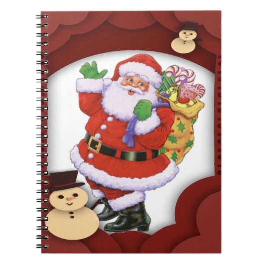 Santa Claus Notitieboek (Voorkant)