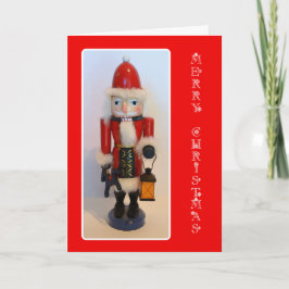 Santa Claus Nutkraker Feestdagen Kaart