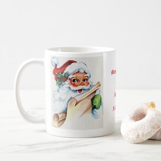 Santa Claus Old Fashioned Koffiemok (Met donut)