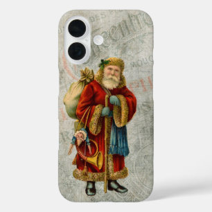 Santa Claus Old World Style iPhone 16 Hoesje