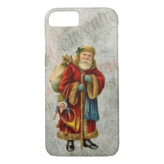 Santa Claus Old World  Style Case-Mate iPhone Case (Achterkant)
