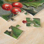 Santa Claus on a wooden horse Legpuzzel (Zijkant)