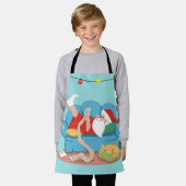 Santa Claus on the couch in pajamas Schort (Gedragen)