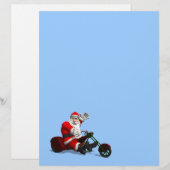 Santa Claus on Trike (Voorkant / Achterkant)