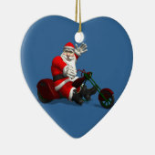 Santa Claus on Trike Keramisch Ornament (Rechts)