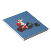 Santa Claus on Trike Notitieblok (Schuin)