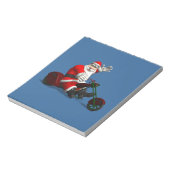 Santa Claus on Trike Notitieblok (Linkerzijde)