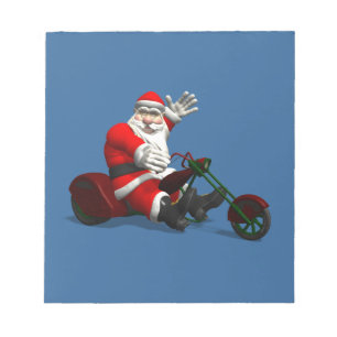 Santa Claus on Trike Notitieblok