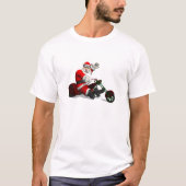 Santa Claus on Trike T-shirt (Voorkant)