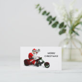 Santa Claus on Trike Visitekaartje (Staand voorkant)