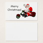 Santa Claus on Trike Visitekaartjes (Voorkant /achterkant)