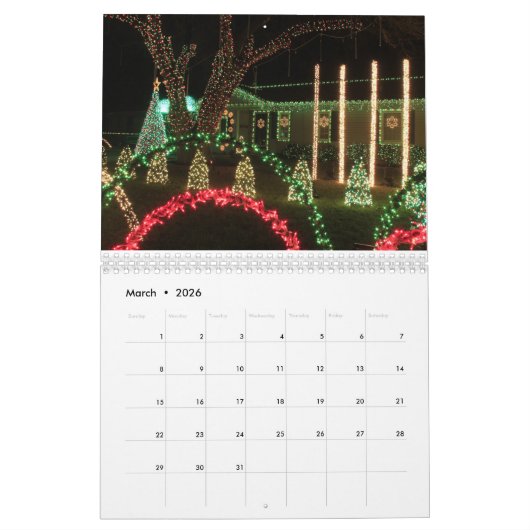 Santa Claus op College Lane Calendar Kalender (Mar 2026)