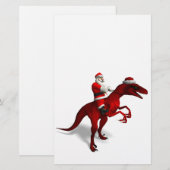 Santa Claus op Dino (Voorkant / Achterkant)