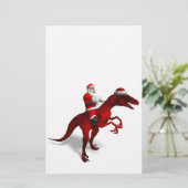 Santa Claus op Dino (Staand voorkant)