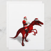 Santa Claus op Dino (Voorkant / Achterkant)