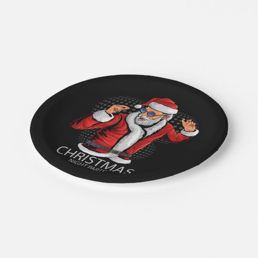 santa claus op kerstfeest van dancePaper Bord (Gekanteld)