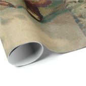 Santa Claus op zijn weg 4 Cadeaupapier (Rol Hoek)