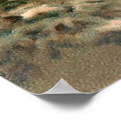 Santa Claus op zijn weg 4 Poster (Hoek)