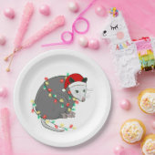 santa claus opossum papieren bordje (Feest)