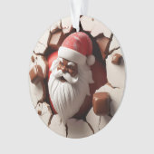 Santa Claus Ornament with Festive Cheer (voorkant)
