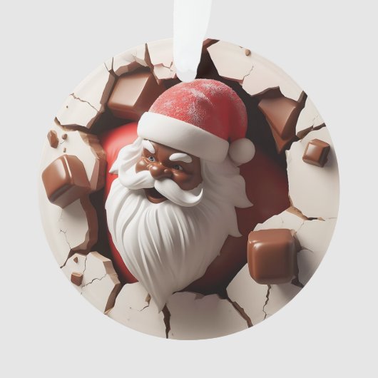 Santa Claus Ornament with Festive Cheer (voorkant)