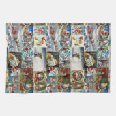 Santa Claus  Oude Wereld illustraties Theedoek (Horizontaal)