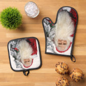 Santa Claus Ovenwant & Pannenlap Set (Top down)