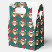 Santa Claus Owl Bedankdoosjes (Geopend)