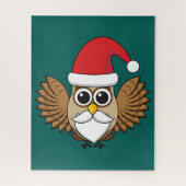 Santa Claus Owl Legpuzzel (Verticaal)
