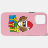 Santa Claus Owl met Cadeaus Case-Mate iPhone Case (Achterkant (horizontaal))