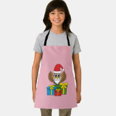 Santa Claus Owl met Cadeaus Schort (Insitu)