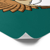 Santa Claus Owl Poster (Hoek)