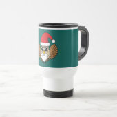 Santa Claus Owl Reisbeker (Voorkant rechts)