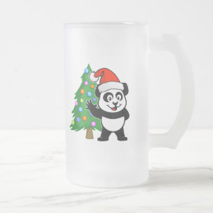 Santa Claus Panda Matglas Bierpul