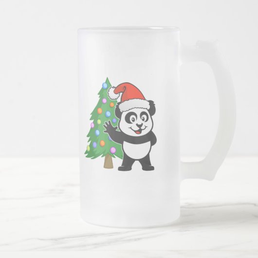 Santa Claus Panda Matglas Bierpul (Rechts)