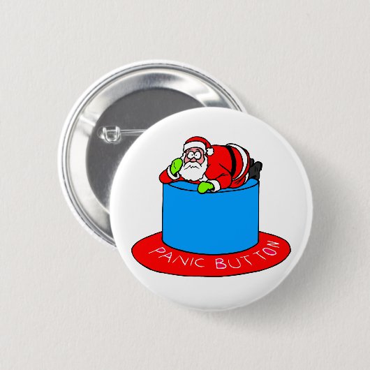 Santa Claus Panic Button (Voorkant /achterkant)