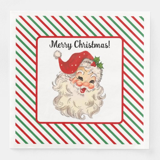 Santa Claus Paper Napkin Servet (Voorkant)