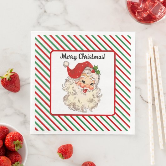 Santa Claus Paper Napkin Servet (Insitu)
