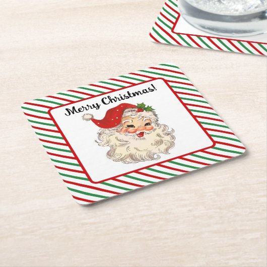 Santa Claus Paper Onderzetter (Schuin)