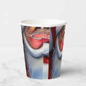 Santa Claus Papieren Bekers (Rechts)