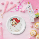 Santa Claus Papieren Bordje (Feest)