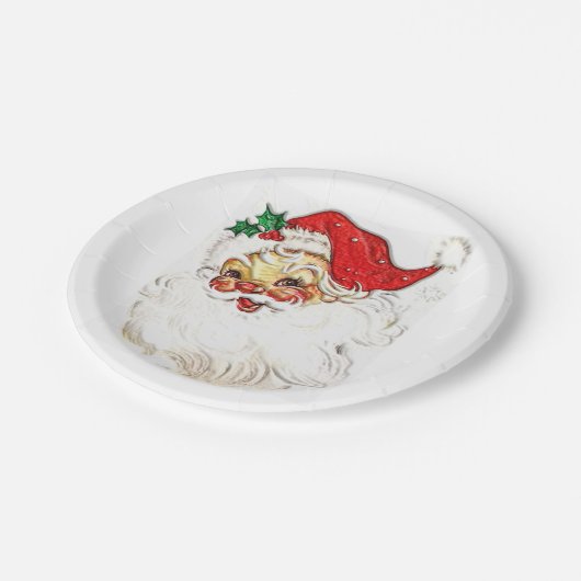 Santa Claus Papieren Bordje (Gekanteld)