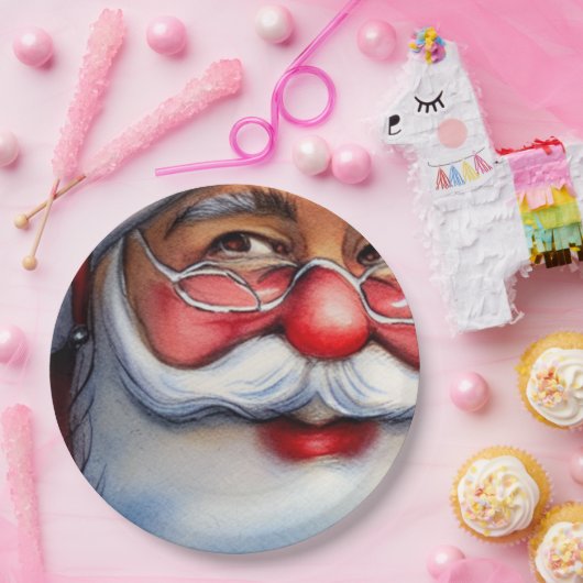 Santa Claus Papieren Bordje (Feest)