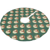 Santa Claus Pattern Kerstboom Rok (Gekanteld)