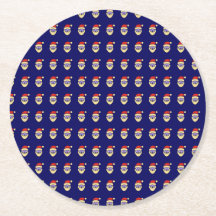 Santa Claus Pattern Onderzetter