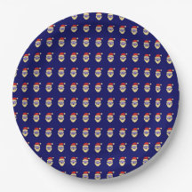 Santa Claus Pattern Paper Bord